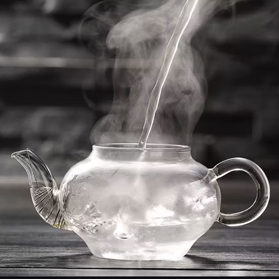 200ml mini pequeno bule de vidro de borosilicato conjunto chaleira bule de chá de vidro