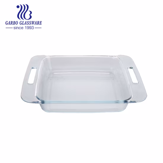 Forno de alto borosilicato seguro para uso doméstico assadeira de vidro placa de vidro multifuncional para cozinha e restaurante