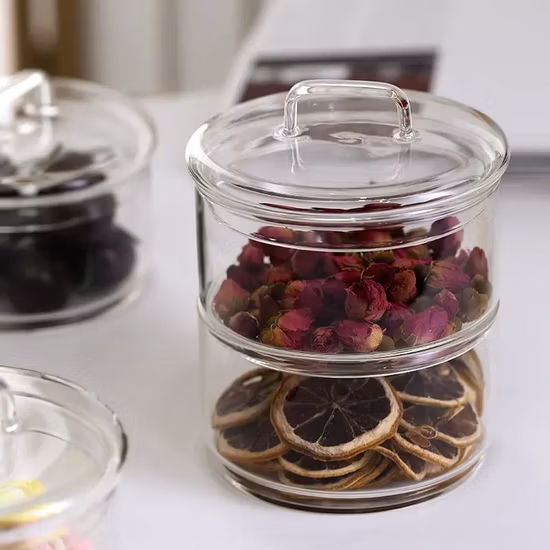 Venda imperdível tigela de mistura de vidro com alto teor de borosilicato, resistente ao calor, tigelas de salada, tigela de vidro redonda âmbar